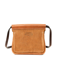 Filson Suede Convertible Field Bag Saddle Brown - Parasol Store