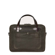 Filson Tin Cloth Compact Briefcase Otter Green - Parasol Store