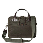 Filson Tin Cloth Compact Briefcase Otter Green - Parasol Store