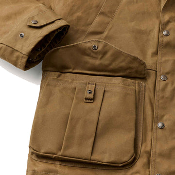 Filson Tin Cloth Field Jacket Dark Tan - Parasol Store