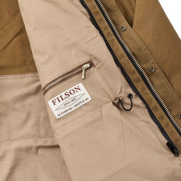 Filson Tin Cloth Field Jacket Dark Tan - Parasol Store
