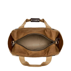 Filson Tin Cloth Small Duffle Bag Dark Tan - Parasol Store