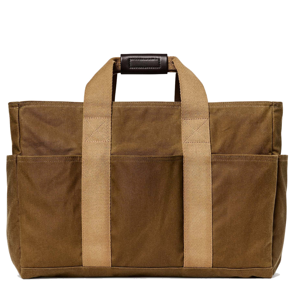 Filson Tin Cloth Supply Tote Dark Tan - Parasol Store