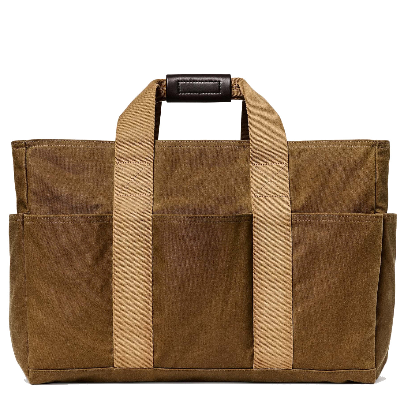 Filson Tin Cloth Supply Tote Dark Tan - Parasol Store