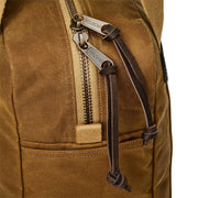 Filson Tin Cloth Tote Bag With Zipper Dark Tan - Parasol Store
