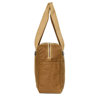 Filson Tin Cloth Tote Bag With Zipper Dark Tan - Parasol Store