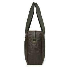 Filson Tin Cloth Tote Bag With Zipper Otter Green - Parasol Store