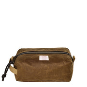 Filson Tin Cloth Travel Kit Dark Tan - Parasol Store