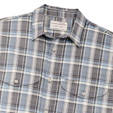Filson Twin Lakes Short Sleeve Sport Shirt Gray / Blue / Cream - Parasol Store