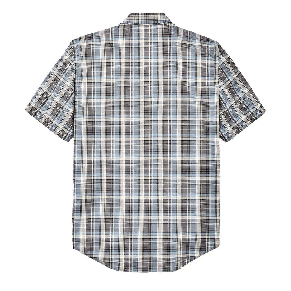 Filson Twin Lakes Short Sleeve Sport Shirt Gray / Blue / Cream - Parasol Store