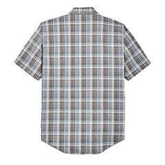 Filson Twin Lakes Short Sleeve Sport Shirt Gray / Blue / Cream - Parasol Store
