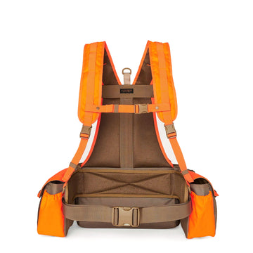 Filson Upland Guide Strap Vest Dark Tan / Blaze Orange - Parasol Store