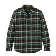 Filson Vintage Flannel Work Shirt Brown / Cream / Multi Plaid - Parasol Store