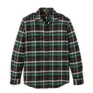Filson Vintage Flannel Work Shirt Brown / Cream / Multi Plaid - Parasol Store