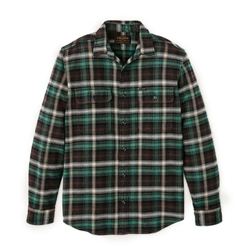 Filson Vintage Flannel Work Shirt Brown / Cream / Multi Plaid - Parasol Store