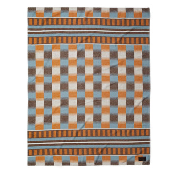 Filson Western Tracks Blanket Blue Gold Multi - Parasol Store