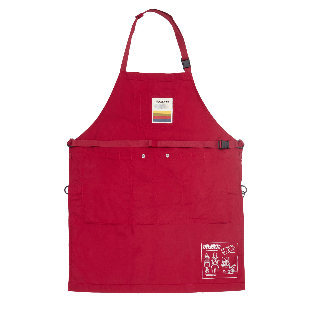 Fjallraven x Specialized Mechanics Apron Pomegranate Red – Parasol