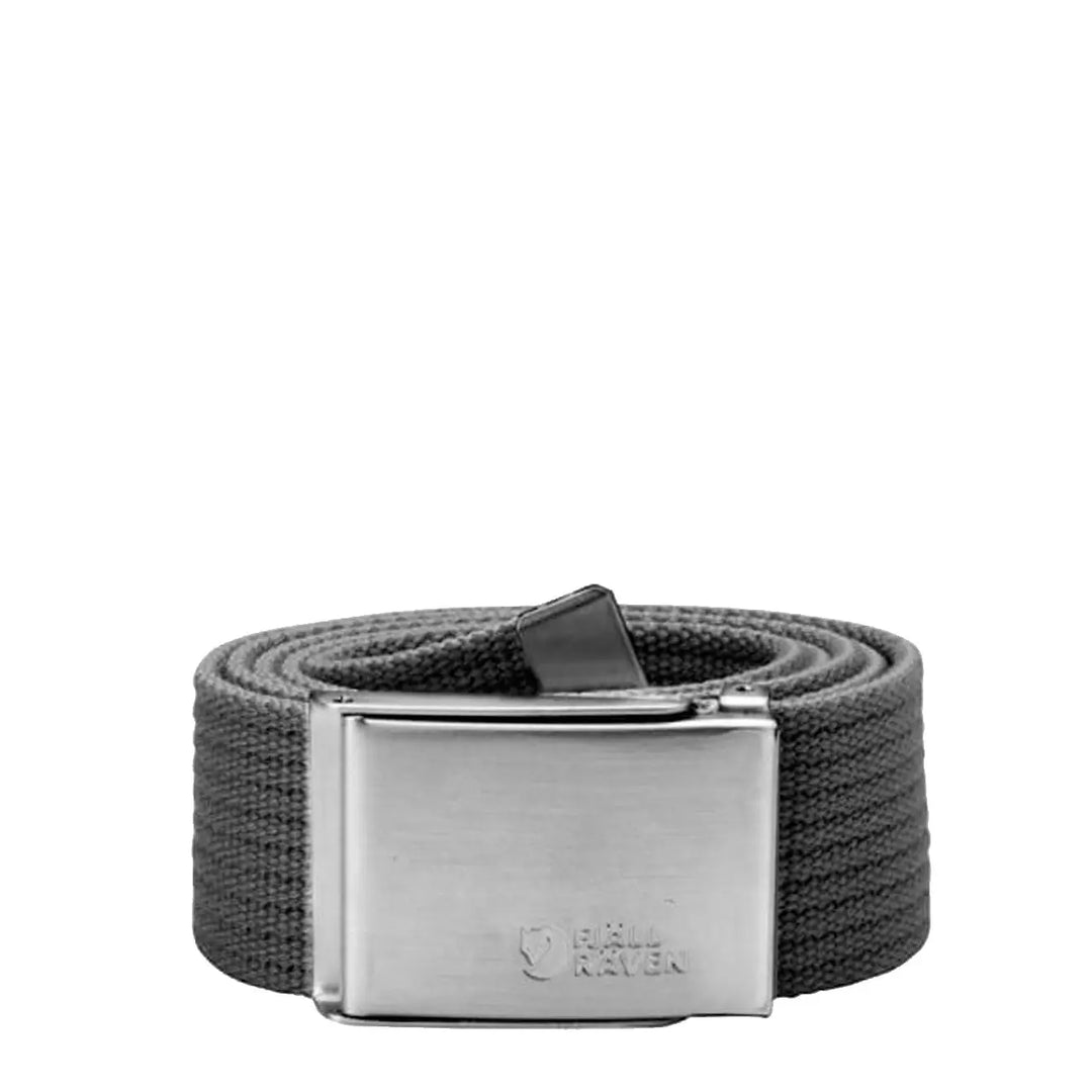 Fjallraven Canvas Belt Dark Grey - Parasol Store