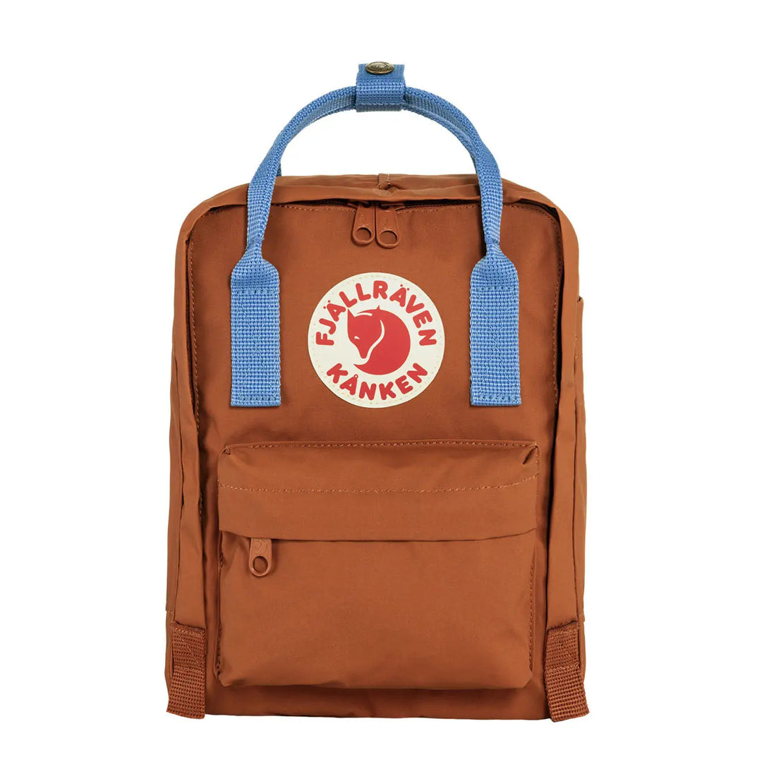 Fjallraven Kanken Mini Backpack Terracotta Brown Ultramarine - Parasol Store