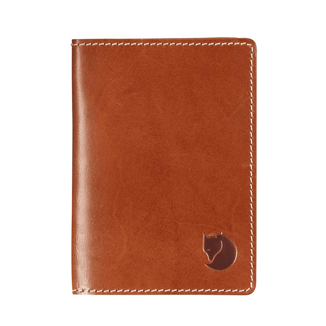 Fjallraven Leather Passport Cover Leather Cognac Fjallraven