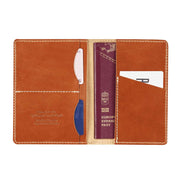 Fjallraven Leather Passport Cover Leather Cognac Fjallraven