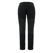 Fjallraven Womens Keb Trousers Curved Short Black - Parasol Store
