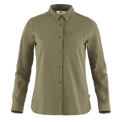 Fjallraven Womens Ovik Lite Shirt LS Green - Parasol Store