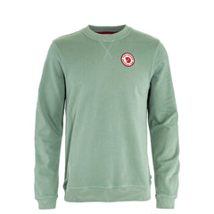 Fjallraven 1960 Logo Badge Sweater Classic Misty Green - Parasol Store