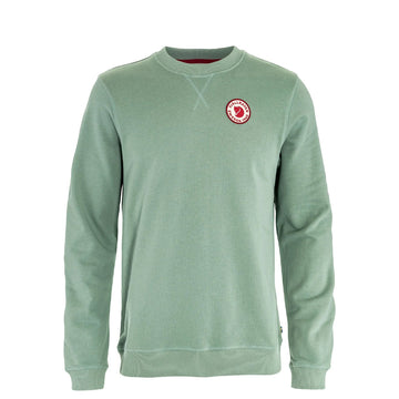 Fjallraven 1960 Logo Badge Sweater Classic Misty Green - Parasol Store