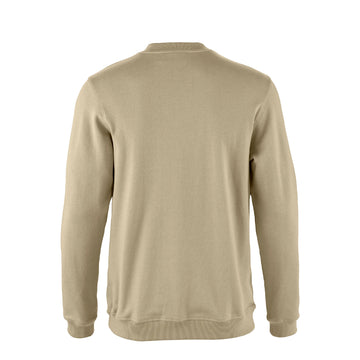 Fjallraven 1960 Logo Badge Sweater Fossil - Parasol Store