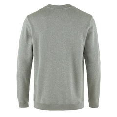 Fjallraven 1960 Logo Badge Sweater Grey Melange - Parasol Store