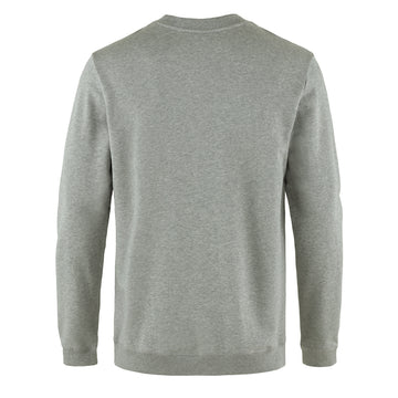 Fjallraven 1960 Logo Badge Sweater Grey Melange - Parasol Store
