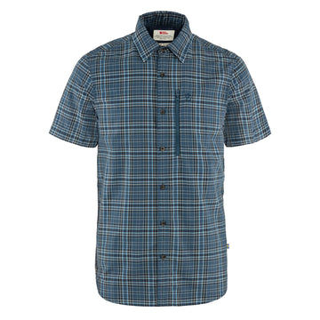Fjallraven Abikso Hike Shirt SS Indigo Blue / Dark Navy - Parasol Store
