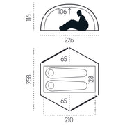 Fjallraven Abisko Friluft 2 Tent Pine Green - Parasol Store