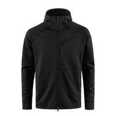 Fjallraven Abisko Grid Fleece Hoodie Black - Parasol Store