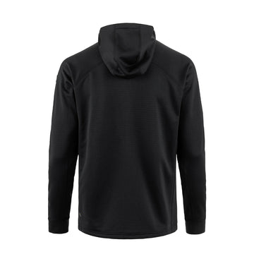 Fjallraven Abisko Grid Fleece Hoodie Black - Parasol Store