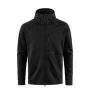 Fjallraven Abisko Grid Fleece Hoodie Black - Parasol Store