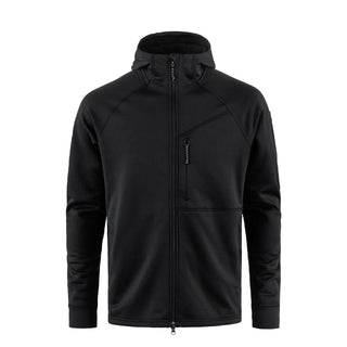 Fjallraven Abisko Grid Fleece Hoodie Black - Parasol Store