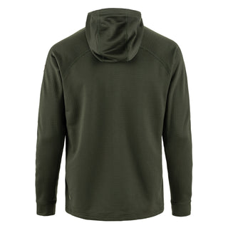 Fjallraven Abisko Grid Fleece Hoodie Deep Forest - Parasol Store