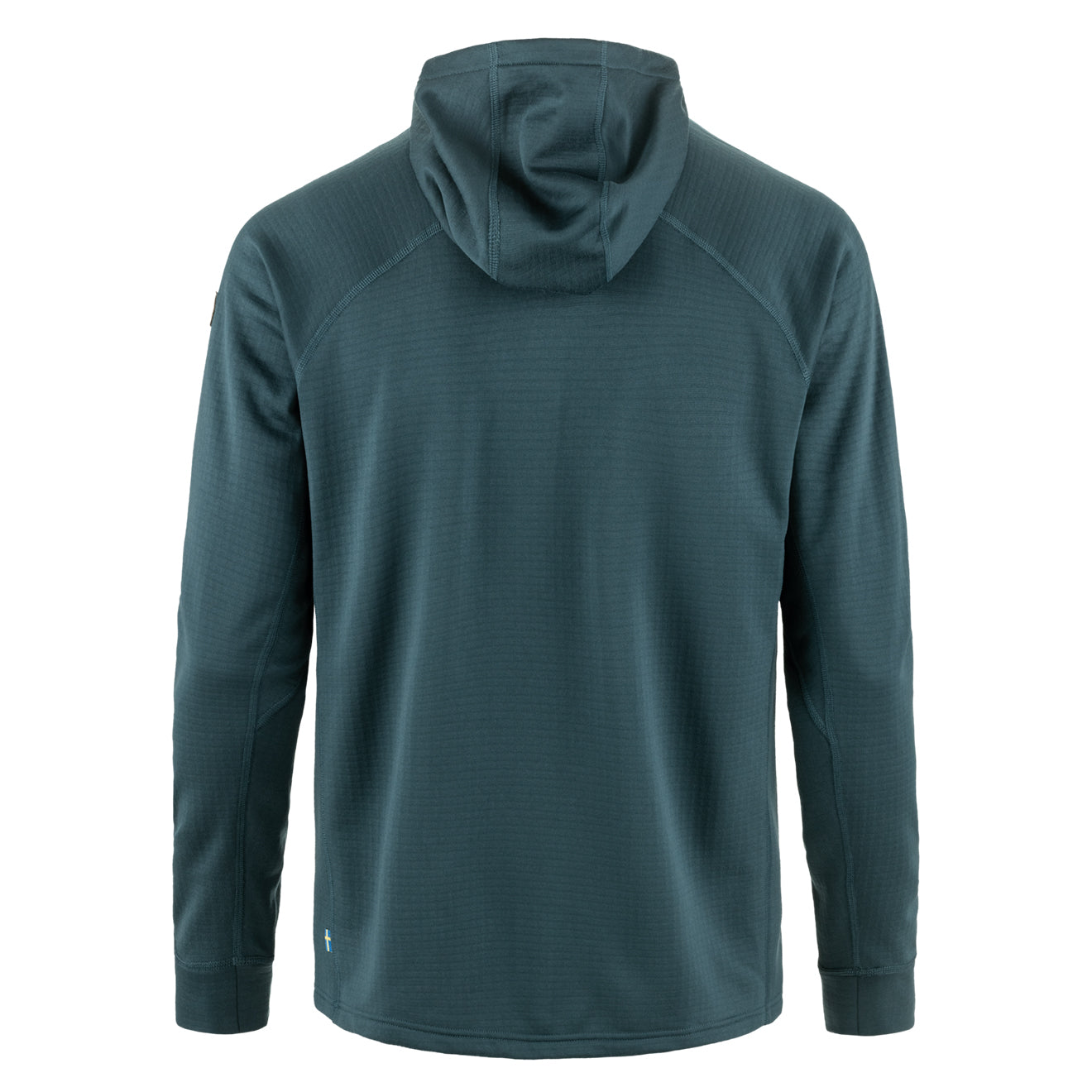 Fjallraven Abisko Grid Fleece Hoodie Mountain Blue - Parasol Store