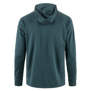Fjallraven Abisko Grid Fleece Hoodie Mountain Blue - Parasol Store