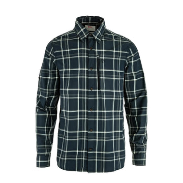 Fjallraven Abisko Hike Shirt LS Classic Dark Navy / Chalk White