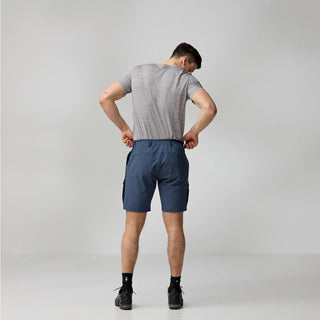 Fjallraven Abisko Hybrid Trail Shorts Navy - Parasol Store