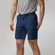 Fjallraven Abisko Hybrid Trail Shorts Navy - Parasol Store