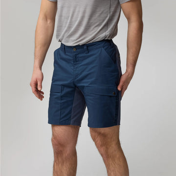 Fjallraven Abisko Hybrid Trail Shorts Navy - Parasol Store
