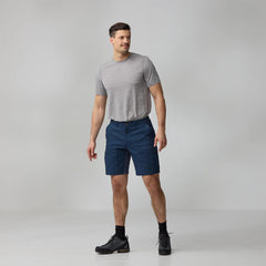 Fjallraven Abisko Hybrid Trail Shorts Navy - Parasol Store