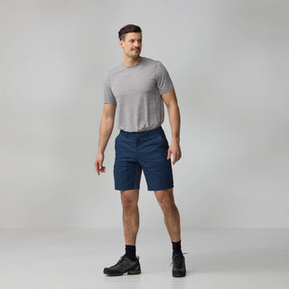 Fjallraven Abisko Hybrid Trail Shorts Navy - Parasol Store