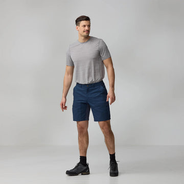 Fjallraven Abisko Hybrid Trail Shorts Navy - Parasol Store