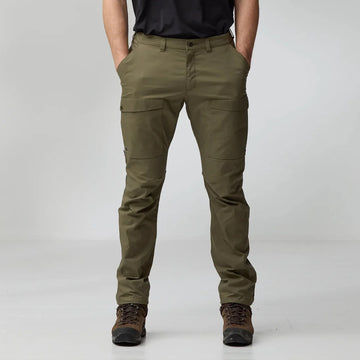 Fjallraven Abisko Hybrid Trail Trousers Classic Suede Brown