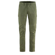Fjallraven Abisko Hybrid Trail Trousers Regular Laurel Green - Parasol Store